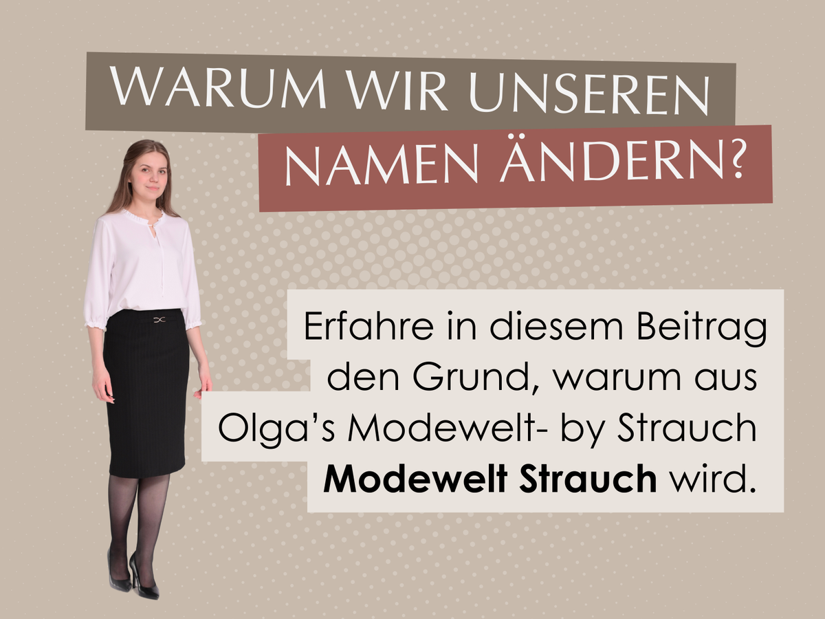 Warum wir unseren Namen ändern?