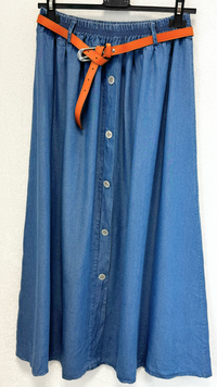 Maxi-Jeansrock