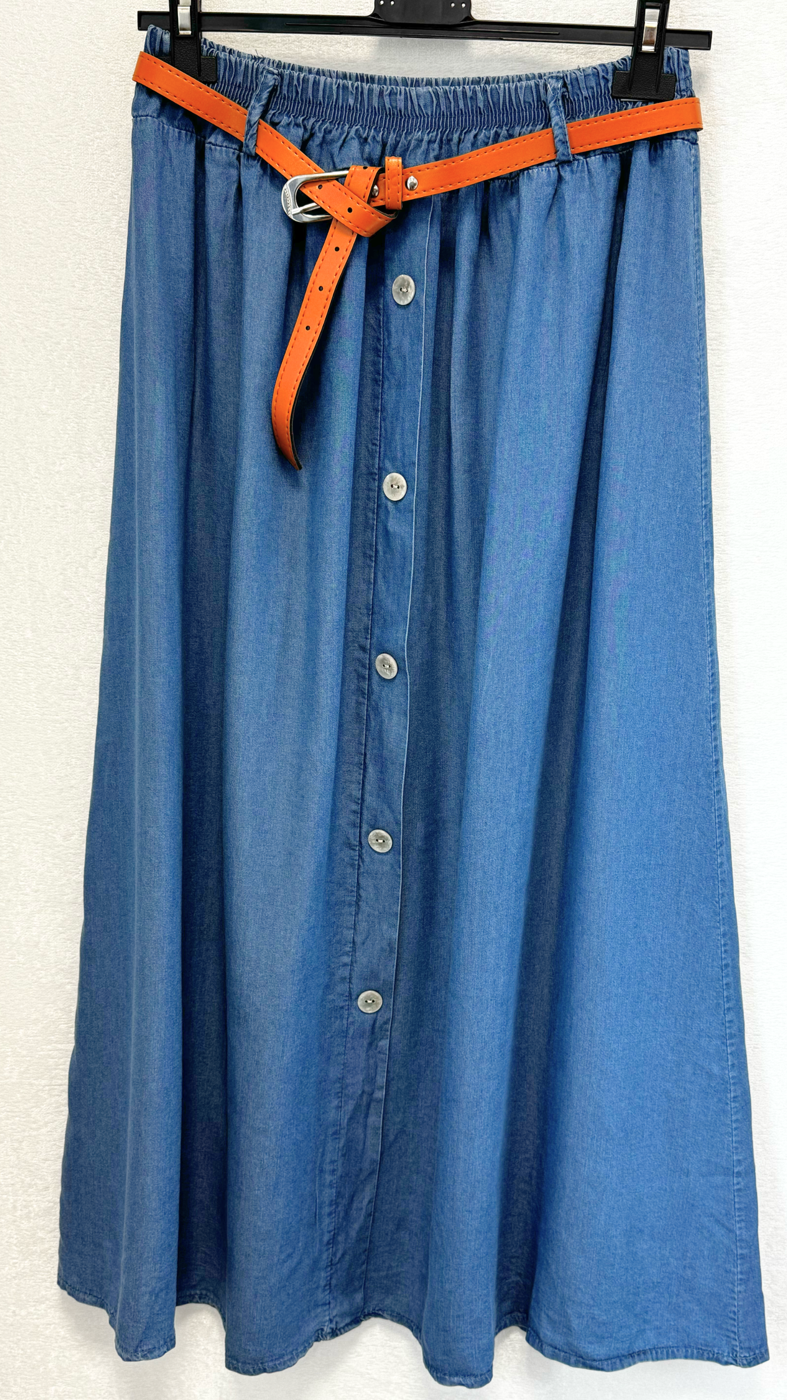 Maxi-Jeansrock