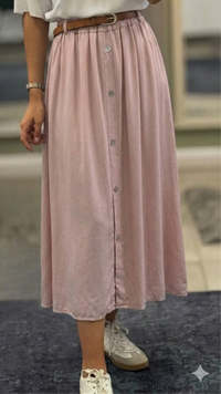 Maxi-Jeansrock