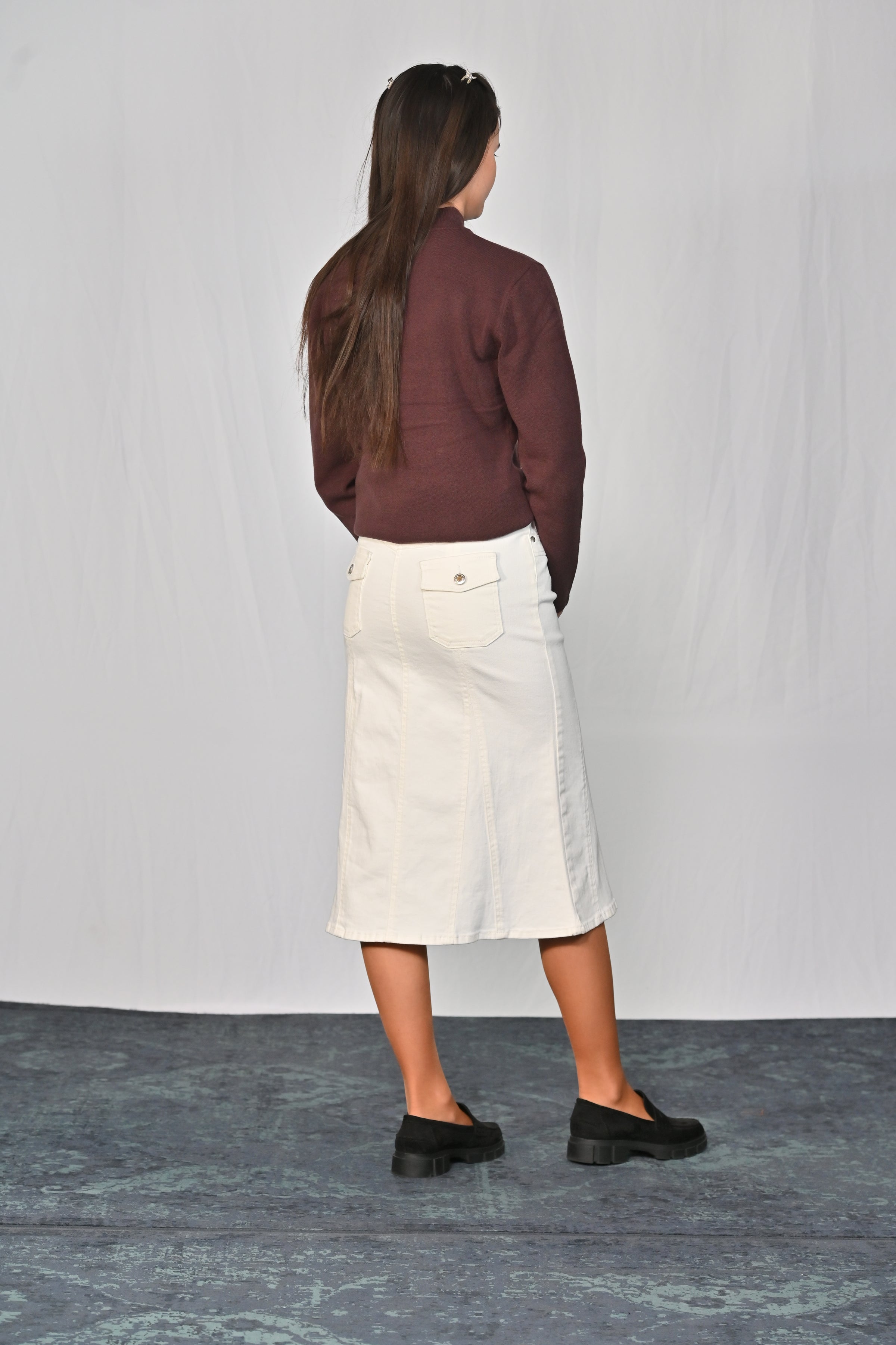 Jeansrock NINA, 70 cm