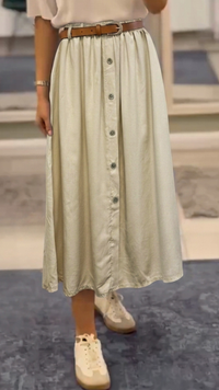 Maxi-Jeansrock