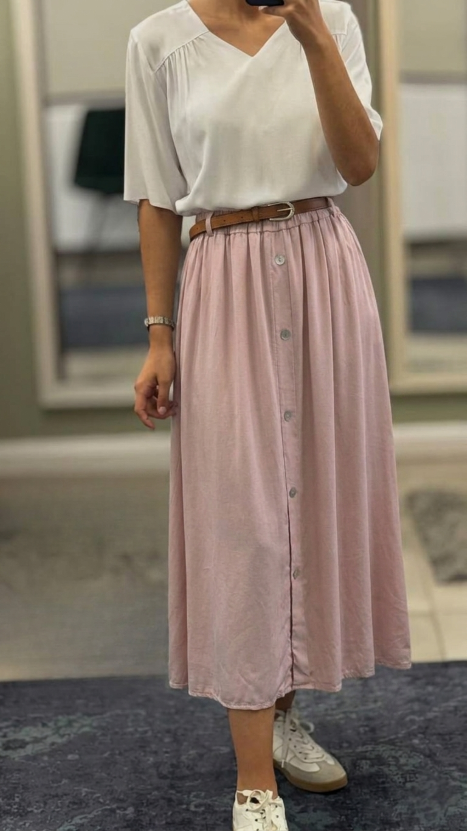 Maxi-Jeansrock