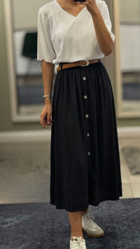 Maxi-Jeansrock