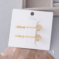 Haarnadeln mit Strass-Detail