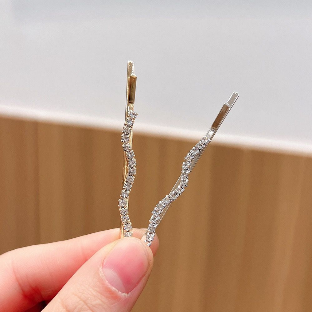 Haarnadeln mit Strass-Detail