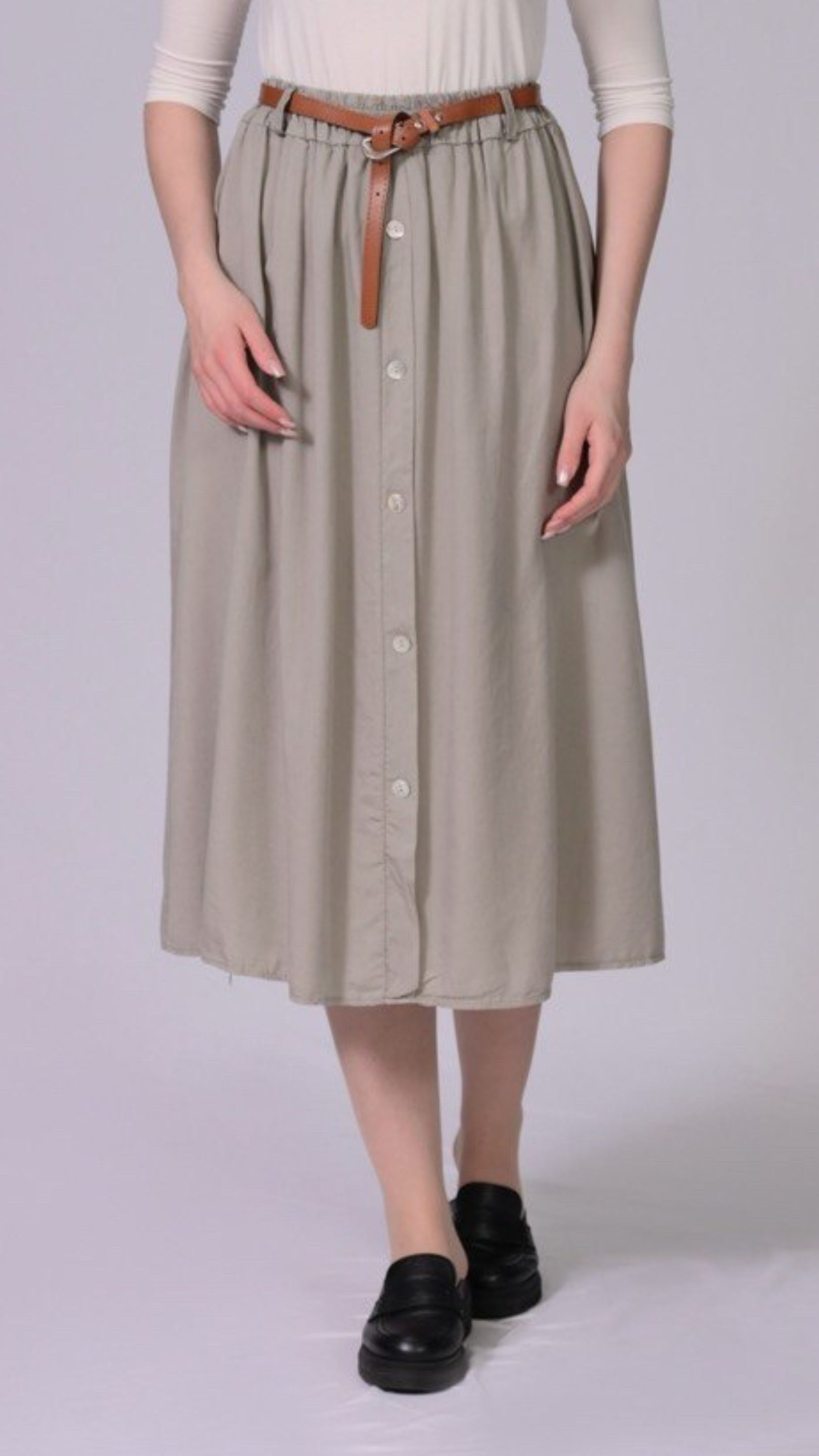 Maxi-Jeansrock
