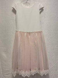 Festliches Mädchenkleid zartrosa Tüll