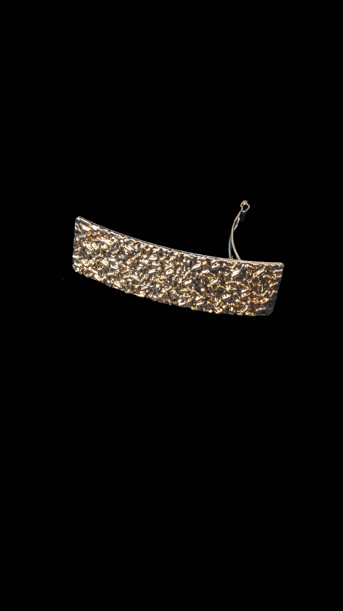 goldene Haarspange