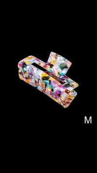 bunte Haarklammer