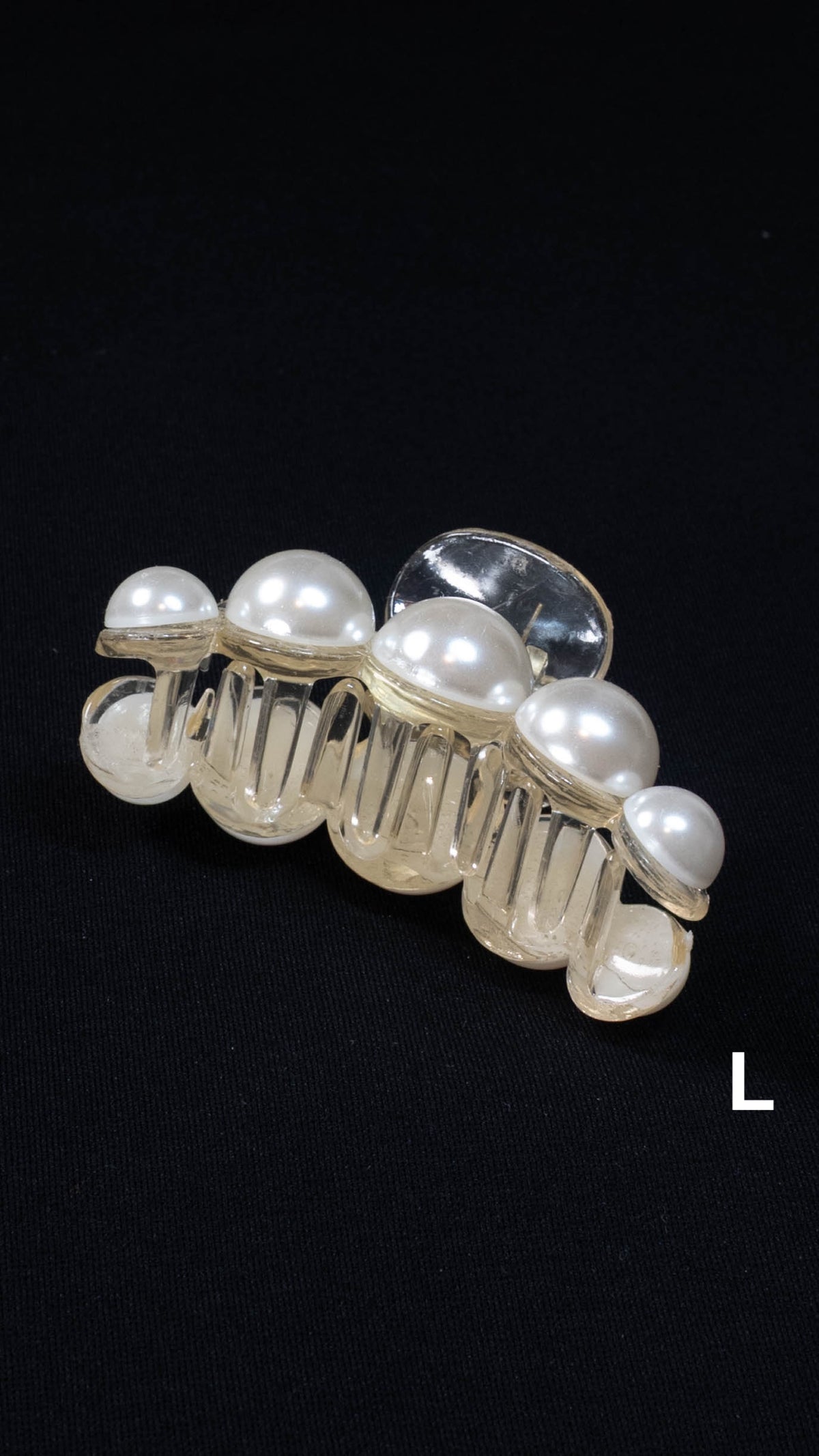 Elegante Haarklammer mit Perlen
