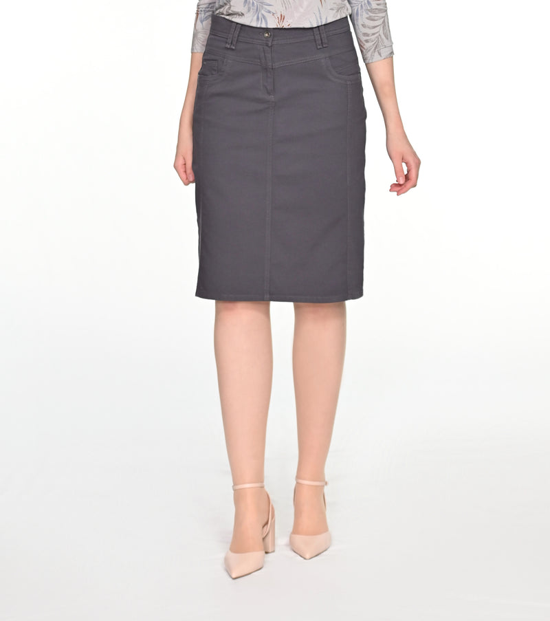 ELIT leisure skirt IRINA, grey, 65 cm