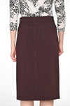 ELIT leisure skirt XENIA, aubergine, 73 cm