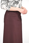 ELIT leisure skirt XENIA, aubergine, 73 cm