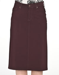 ELIT leisure skirt XENIA, aubergine, 73 cm