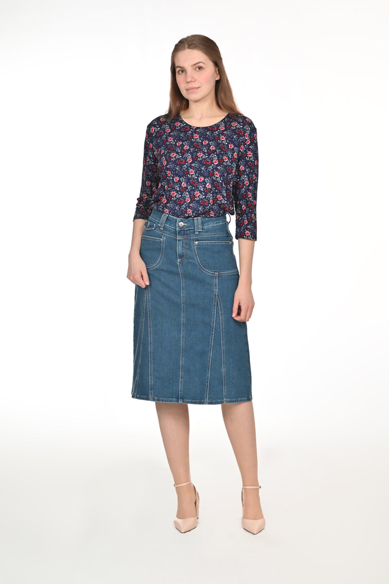 ELIT denim skirt NATASCHA, jeans, 73 cm