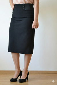 Stretchrock MONIKA, 70 cm, ohne Gehfalte