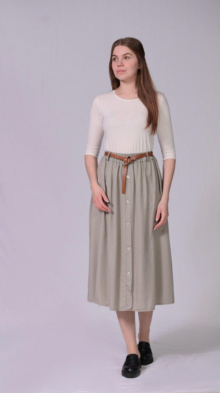 Maxi-Jeansrock