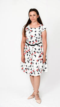 Damenkleid mit Blumenmuster