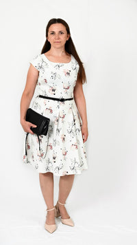 Damenkleid mit Blumenmuster