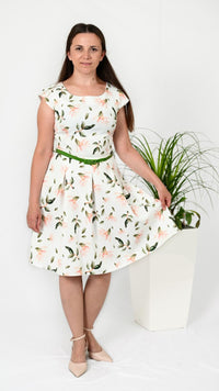 Damenkleid mit Blumenmuster