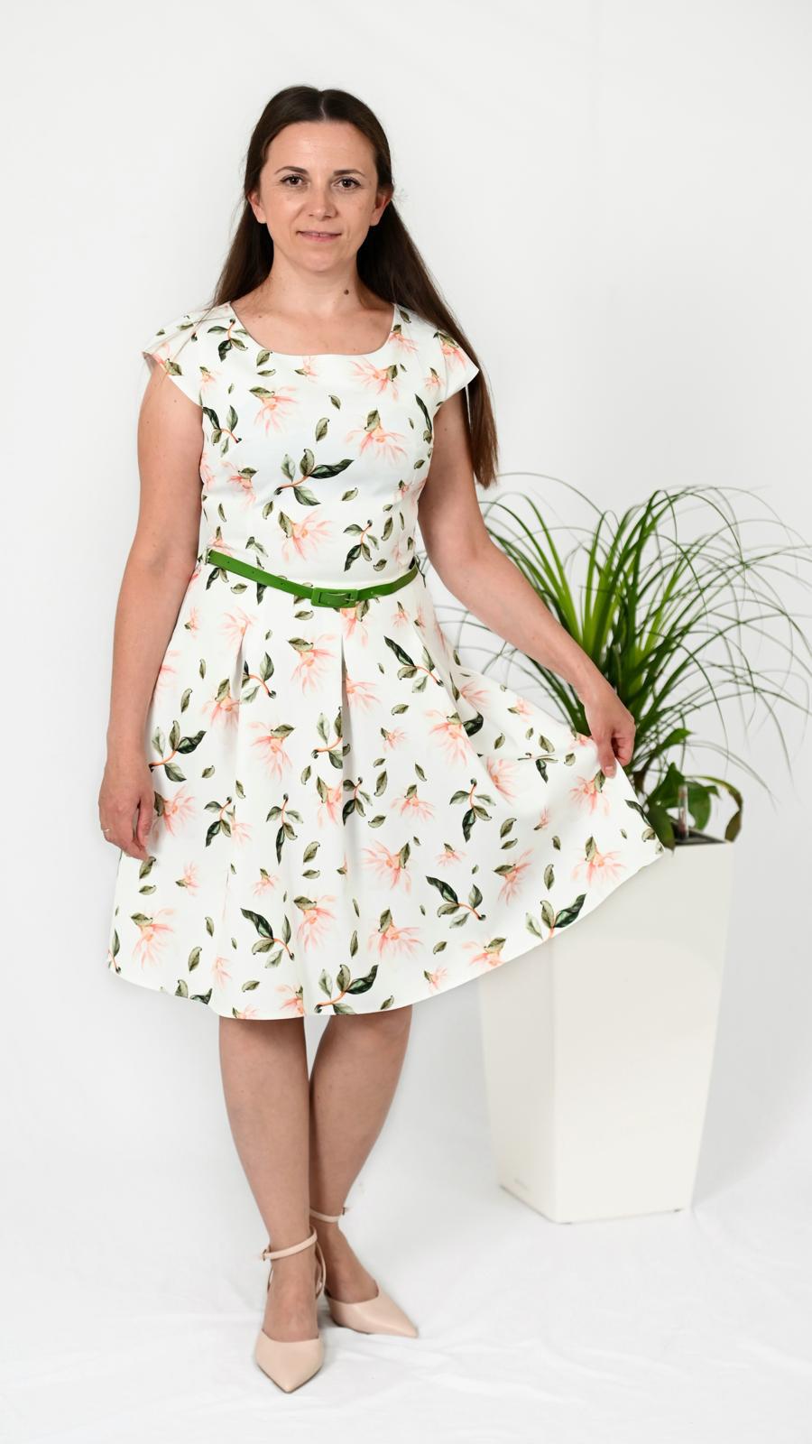 Damenkleid mit Blumenmuster