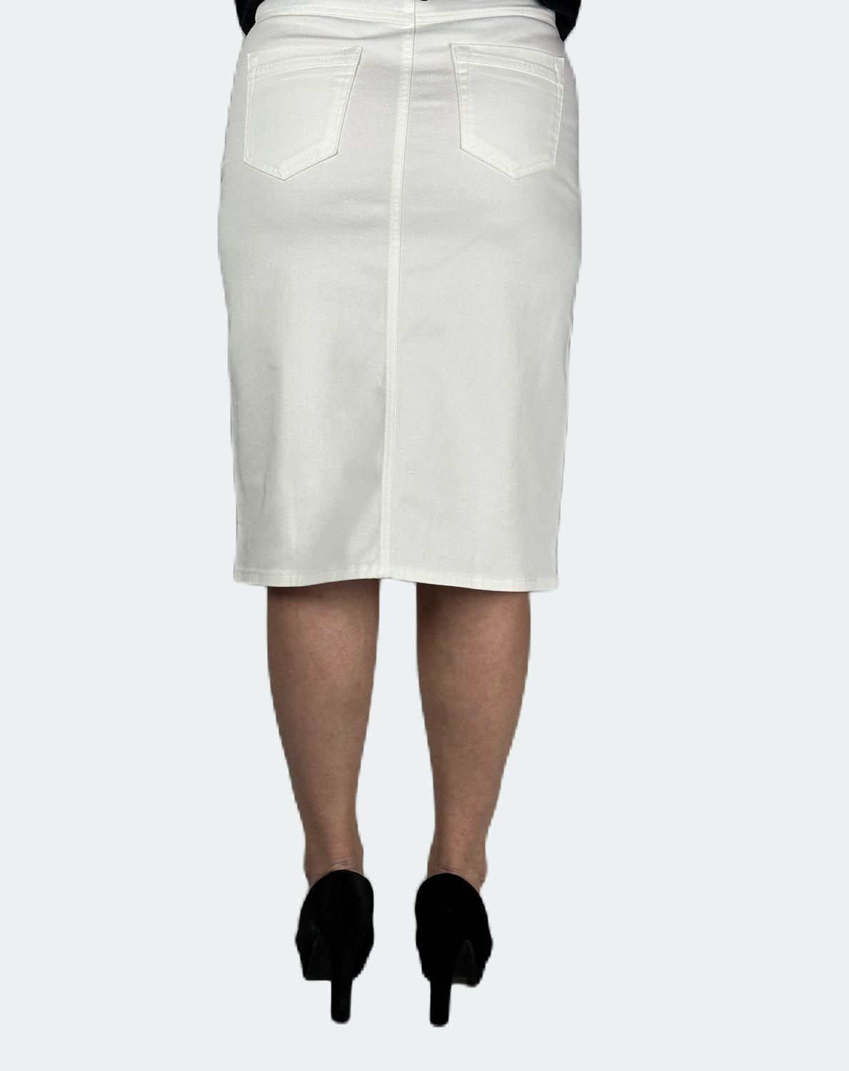 Freizeitrock IRINA, 70 cm weiß Bild 2