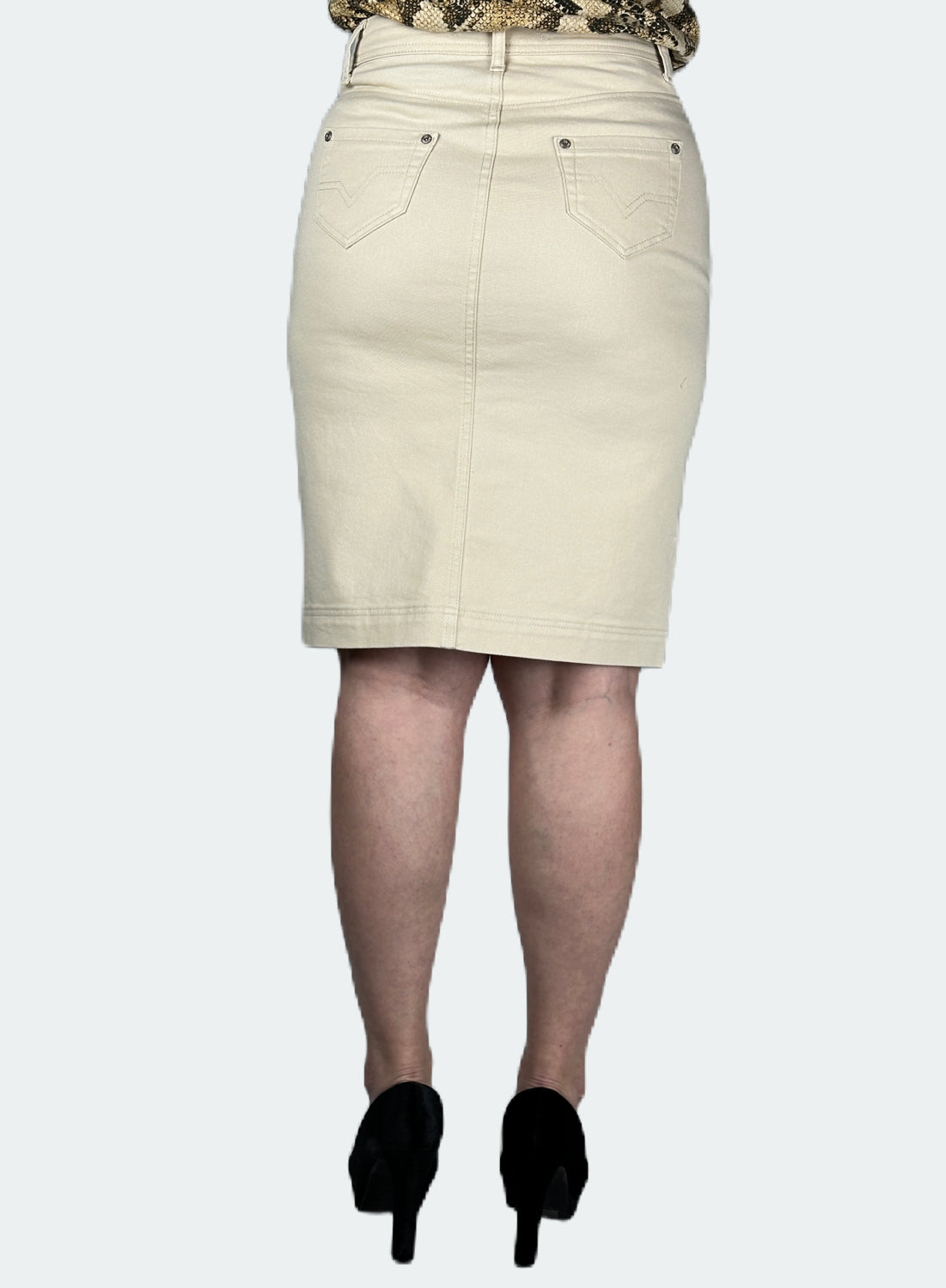 Freizeitrock REGINA, 59 cm beige Bild 2