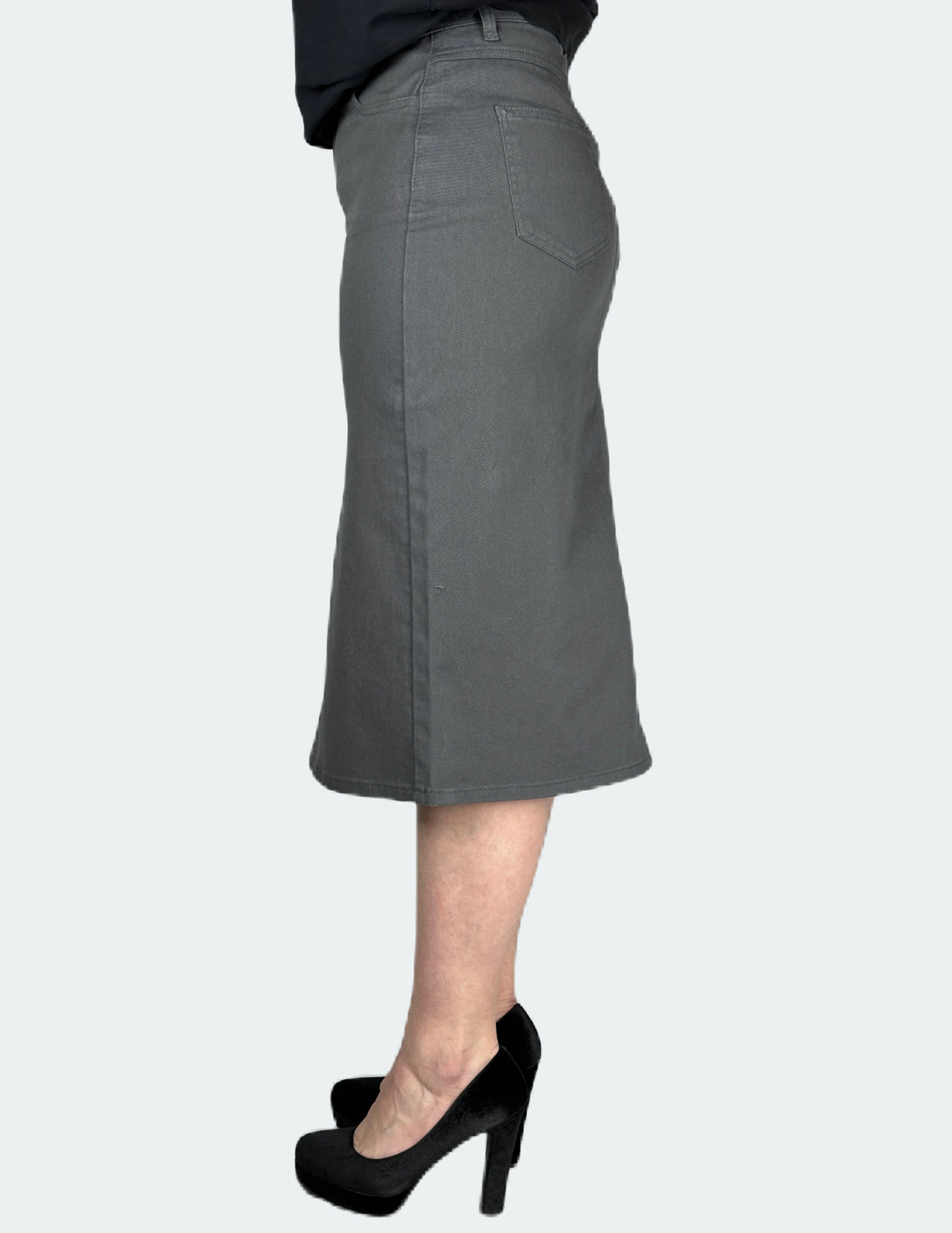 Freizeitrock XENIA, 72 cm grau Bild 2