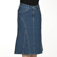 Jeansrock AMALIA, 73 cm blau Bild 1