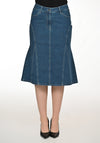 Jeansrock AMALIA, 73 cm blau Bild 3