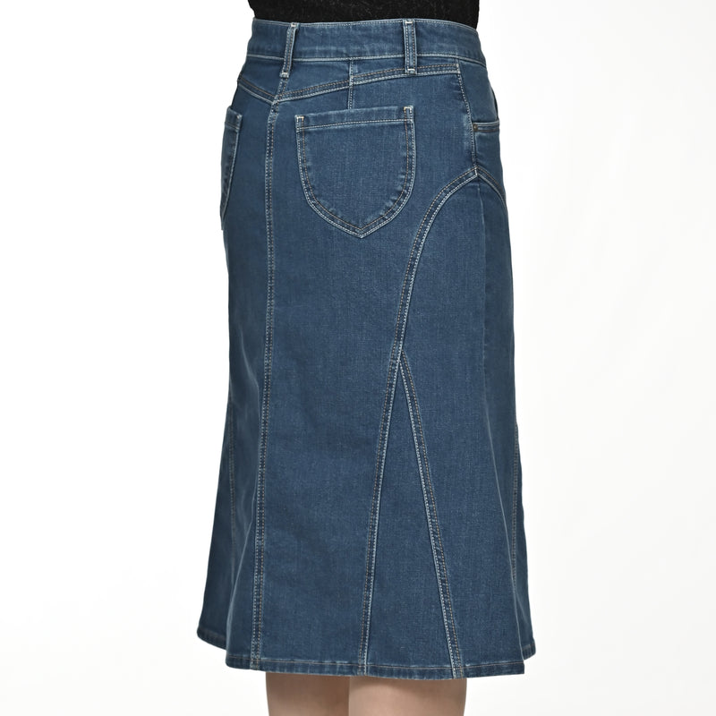 Jeansrock AMALIA, 73 cm blau Bild 4