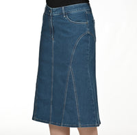 Jeansrock AMALIA, 73 cm blau Bild 6