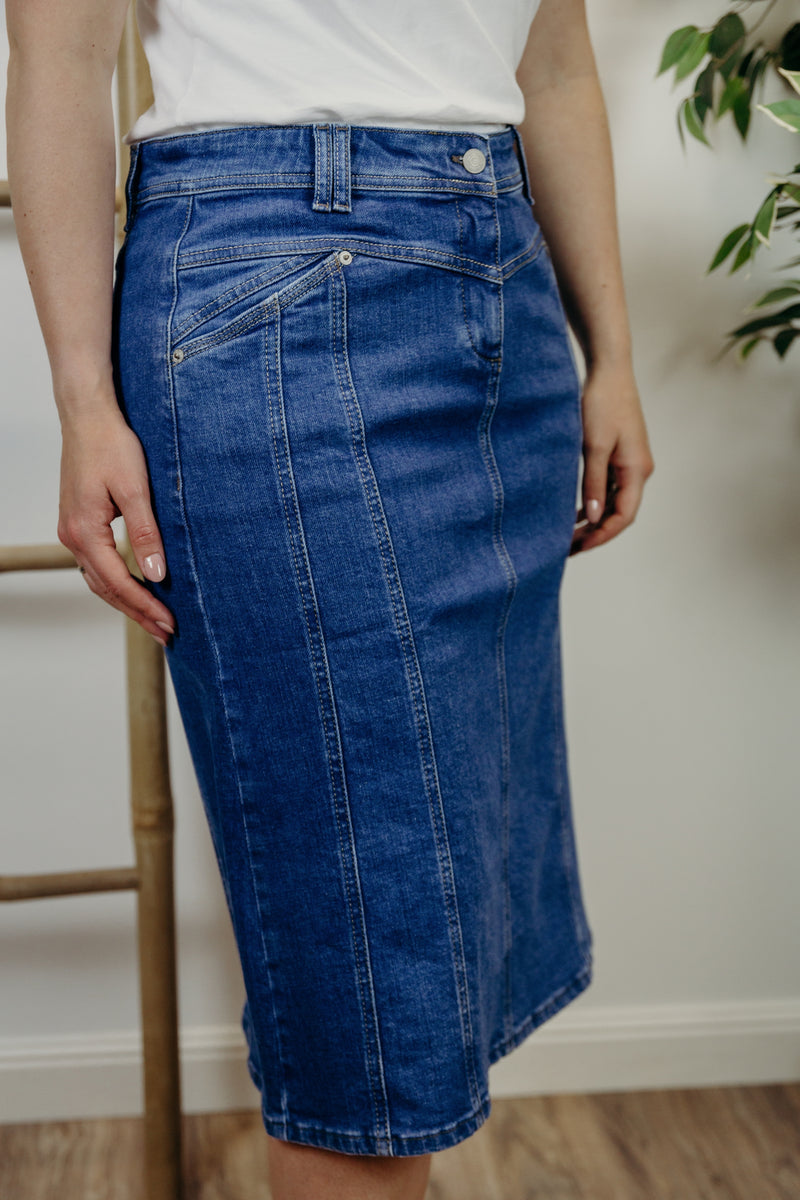 Jeansrock ELLEN, 69 cm blau Bild 1