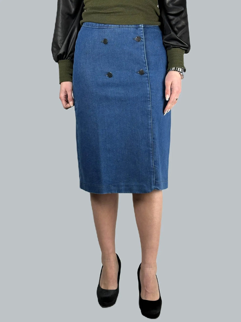 Jeansrock ENNA, 68 cm Jeansblau Bild 1