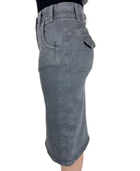 Jeansrock LORENA, 65 cm grau Bild 2