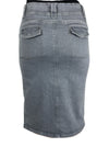 Jeansrock LORENA, 65 cm grau Bild 3
