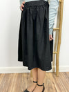 Leinenrock LIANE schwarz Bild 3