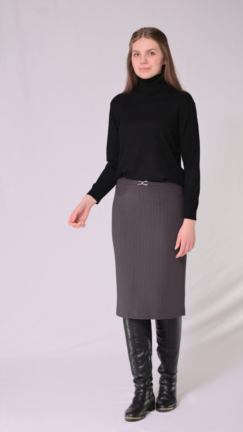 Stretchrock OLGA, 60 cm grau Bild 2