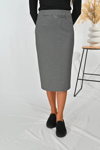 Stretchrock OLGA, 72 cm schwarz-weiß Bild 1