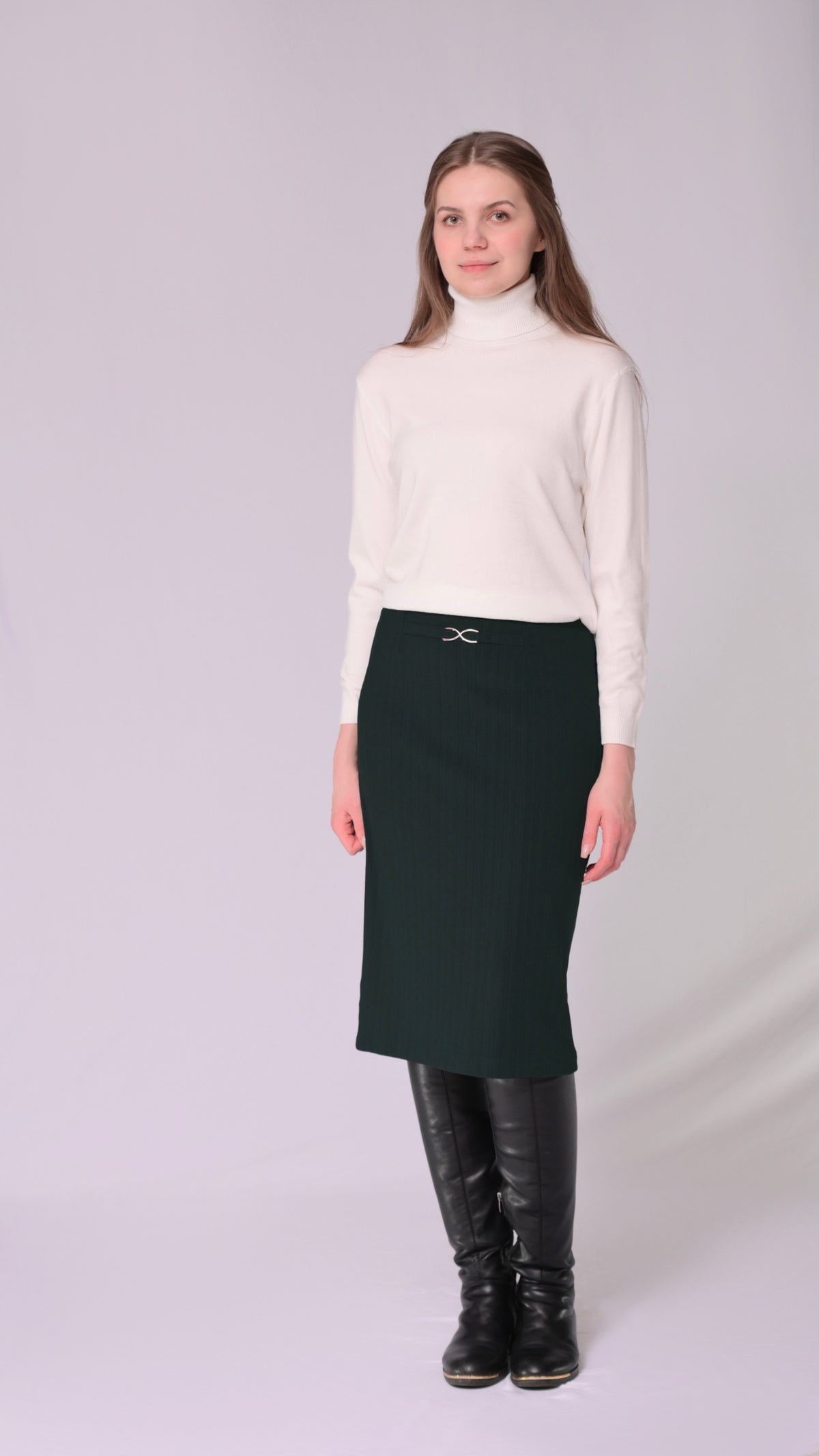 Stretchrock OLGA, 72 cm drün Bild 2