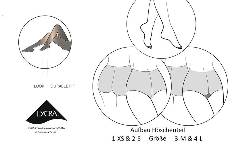 Feinstrumpfhosen 20 DEN, mokka moka Bild 6