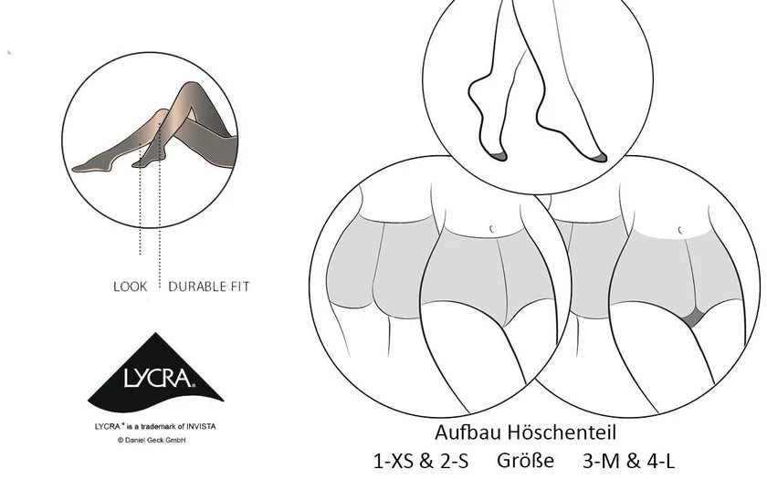 Feinstrumpfhosen 20 DEN, schwarz nero Bild 5