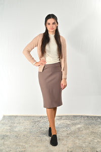 Stretchrock BEA, ab 64 cm taupe Bild 2