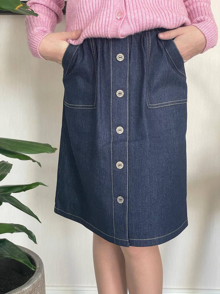 Jeansrock ANNELIE blau Bild 1