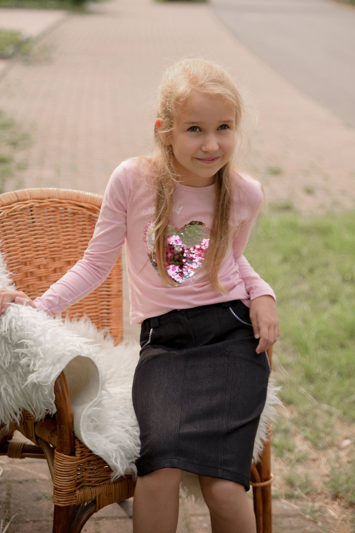 Jeansrock CELINE schwarz Bild 2