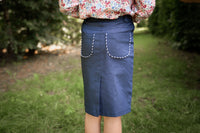 Jeansrock CELINE blau Bild 3
