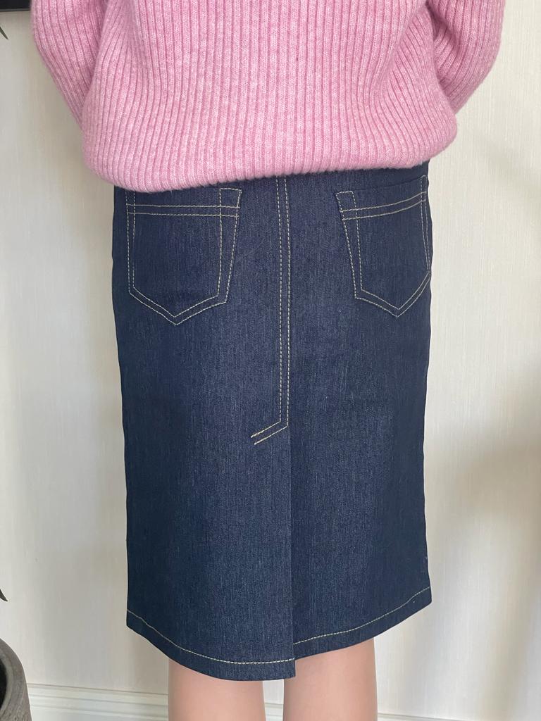 Jeansrock DAJANA blau Bild 2