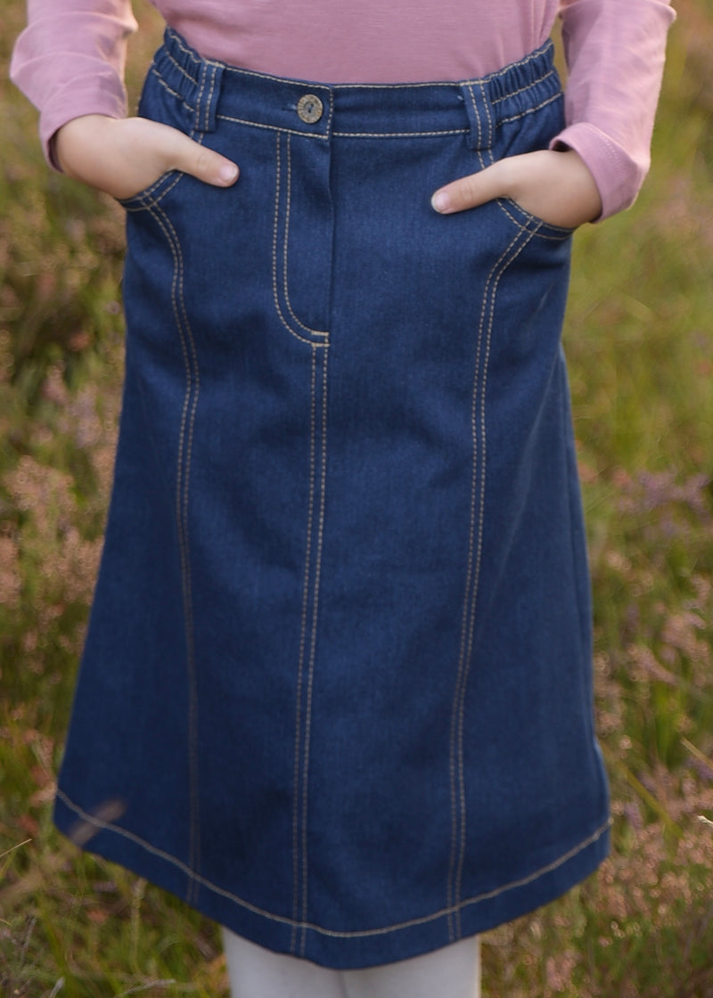 Jeansrock MANUELA blau Bild 1