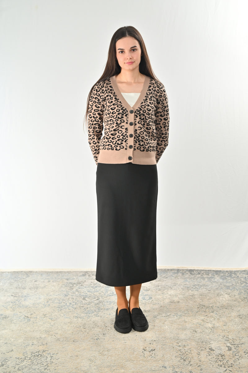 Maxi-Stretchrock DANIELA, 80 cm schwarz Bild 2